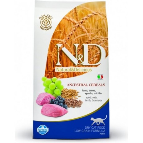 N&D Low Grain CAT Adult Lamb & Blueberry 10kg Doprava zdarma