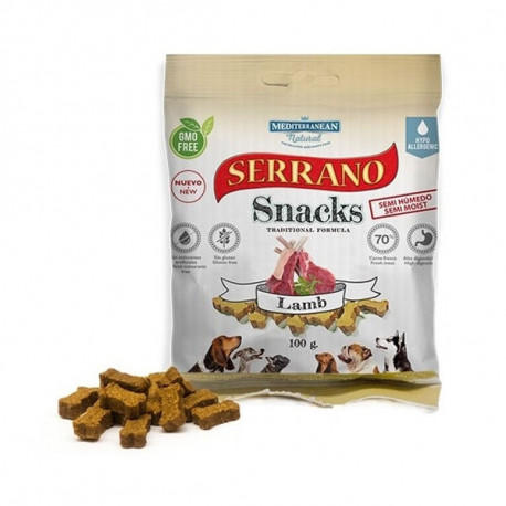 Serrano Snack for Dog-Lamb 100g