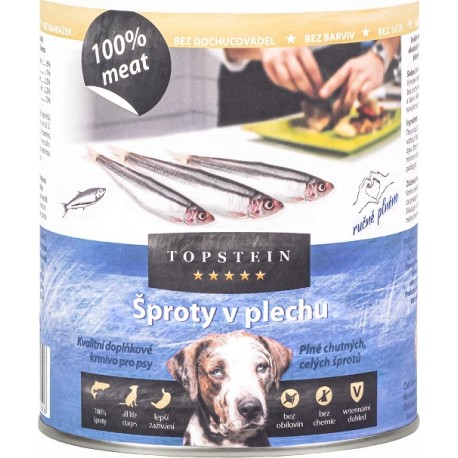 Topstein Šproty v plechu 800g